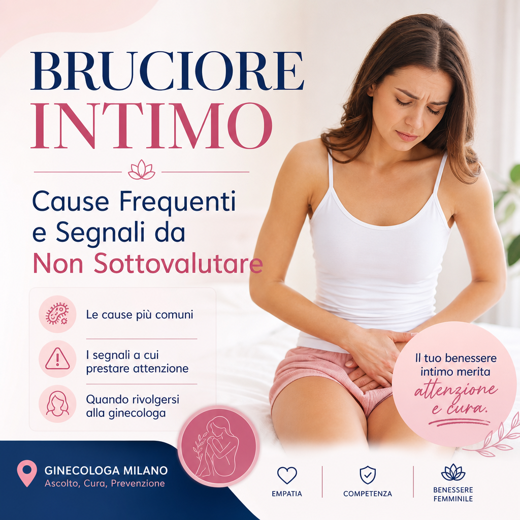 Illustration of Bruciore Intimo: Cause Frequenti e Segnali da Non Sottovalutare