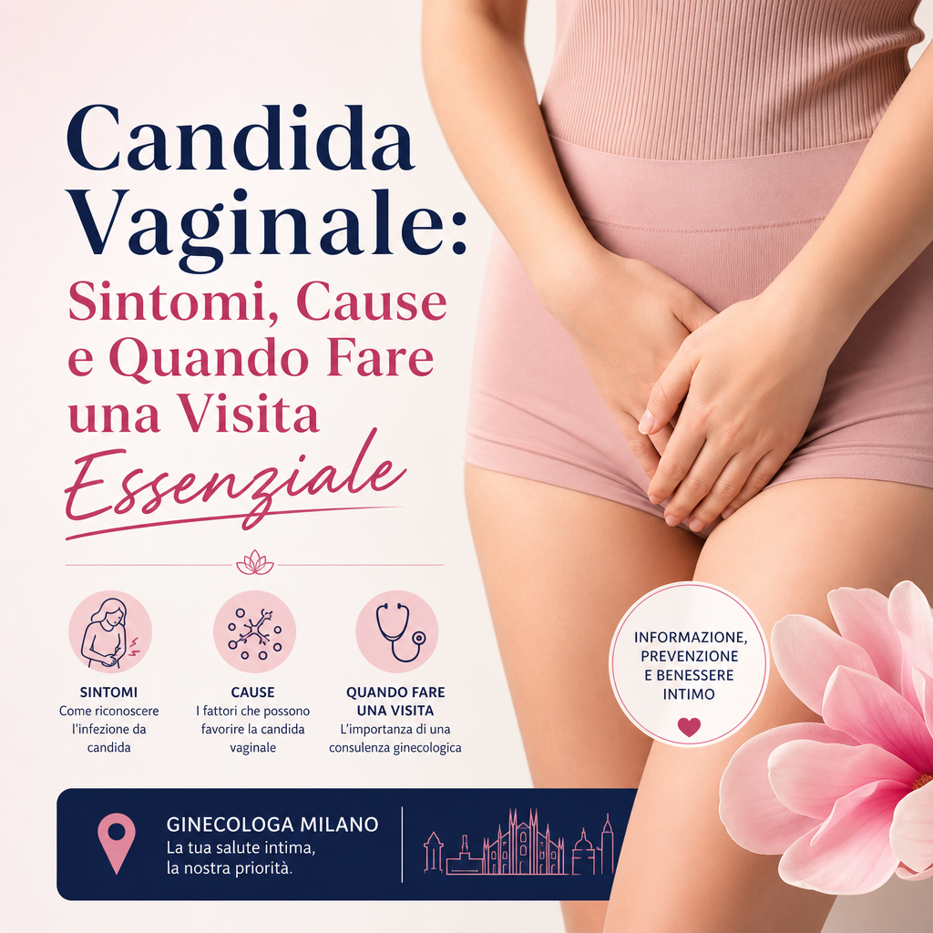 Illustration of Candida Vaginale: Sintomi, Cause e Quando Fare una Visita Essenziale