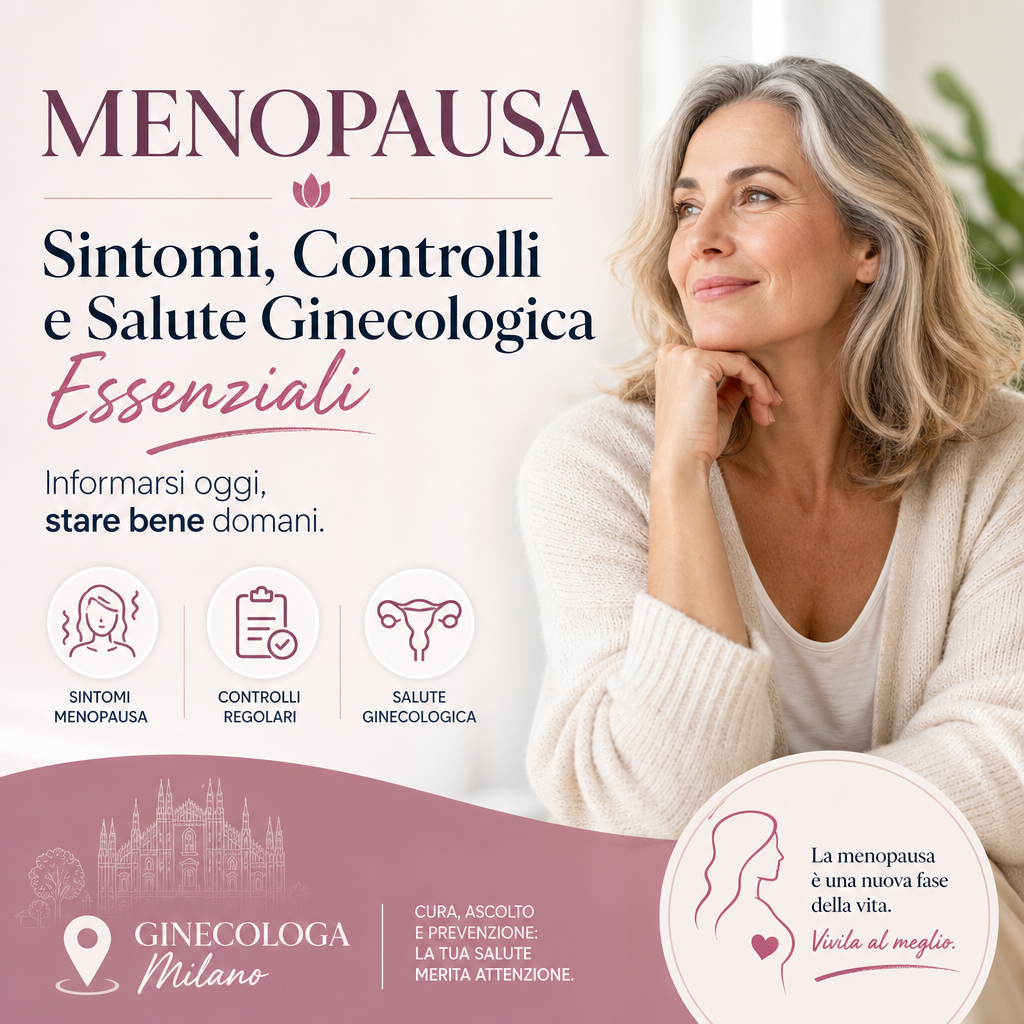 Illustration of Menopausa: Sintomi, Controlli e Salute Ginecologica Essenziali